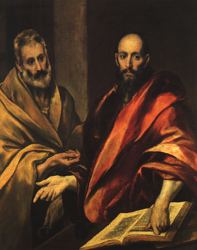 Apostles Peter and Paul by El Greco