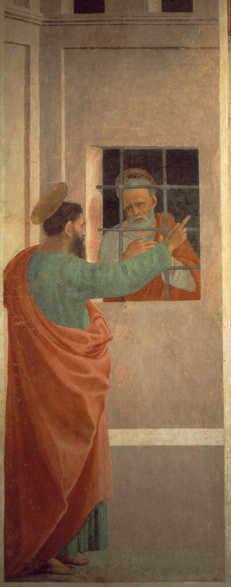St. Paul Visits St. Peter in Prison by Filippino Lippi