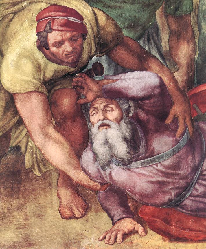 The Conversion of Saul by Michelangelo