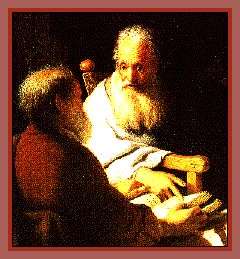 St. Paul Instructing St. Peter by Rembrandt
